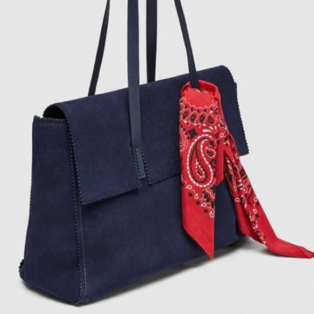 ZARA City Leather Handbag